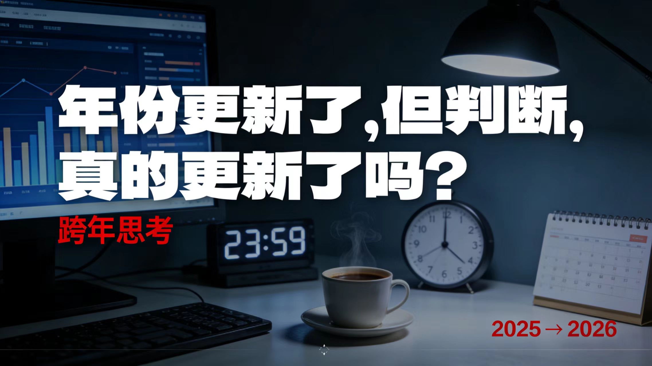 企业在跨过新年后，很多仍停留在过去的认知框架中，导致判断滞后于现实变化。企业需要持续更新信息基础，特别是关注未来变化的早期信号。判断失效并非突然发生，而是长期未能识别偏离。企业在面对不确定性时，需要持续校准判断，而非一次性战略调整。情报监测的角色已经演变为“判断校准系统”，帮助企业提前识别判断失效，完成新周期的切换。