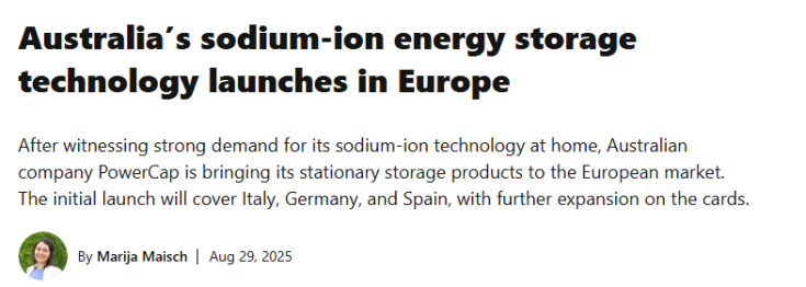 Stay updated with the latest global energy storage developments: Envision secures China’s new national standard certification, GoodWe launches hybrid solar solutions in Brazil, Bulgaria and New Jersey roll out storage policies, and sodium-ion technology expands into Europe.